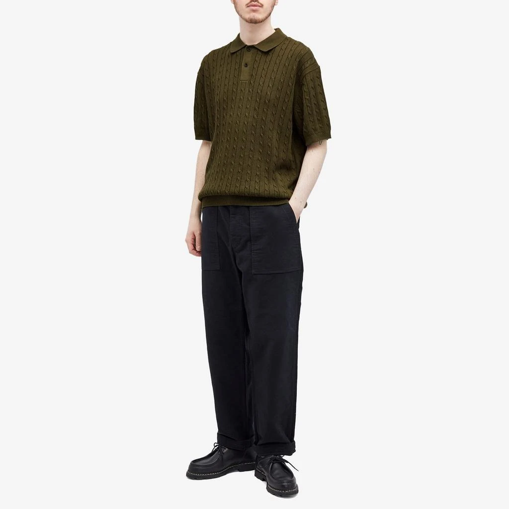 BEAMS PLUS Beams Plus Cable Knit Polo 4