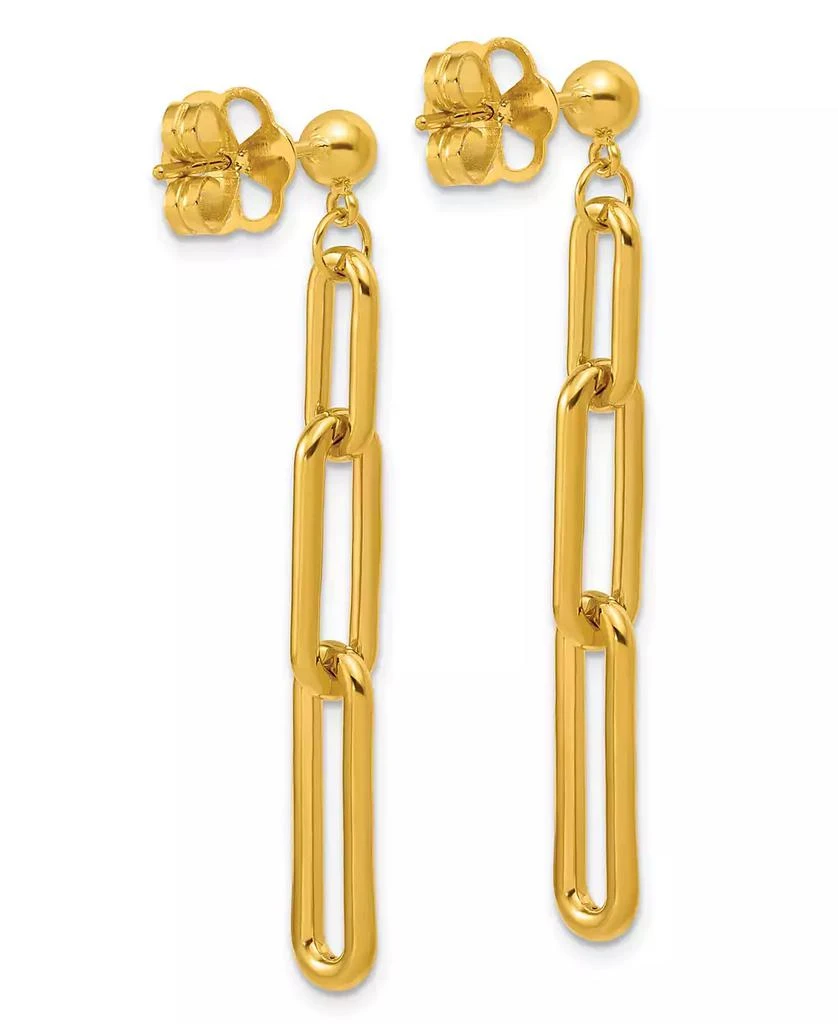 Macy's Dangle Drop Earrings in 24k Yellow Gold 3