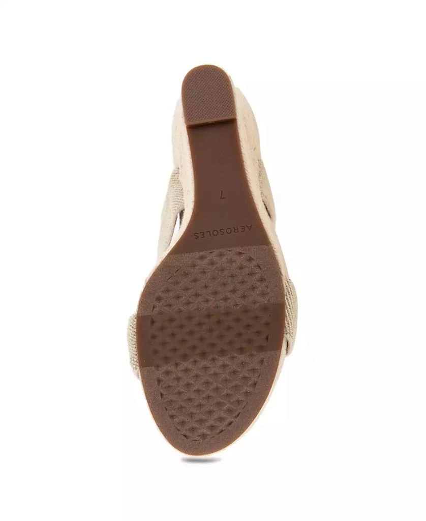 Aerosoles Women's Paxton Buckle Strap Wedge Sandals 3