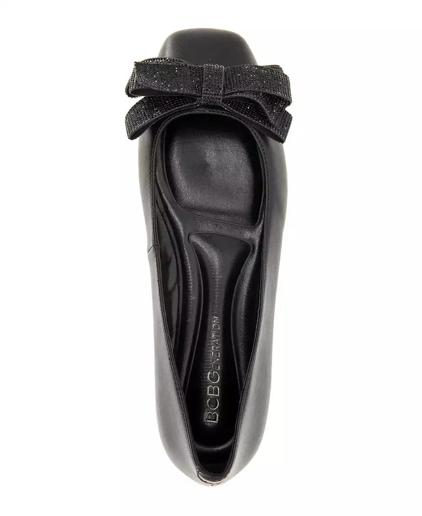 BCBG Women's Haniba Bow Ballet Flats 3