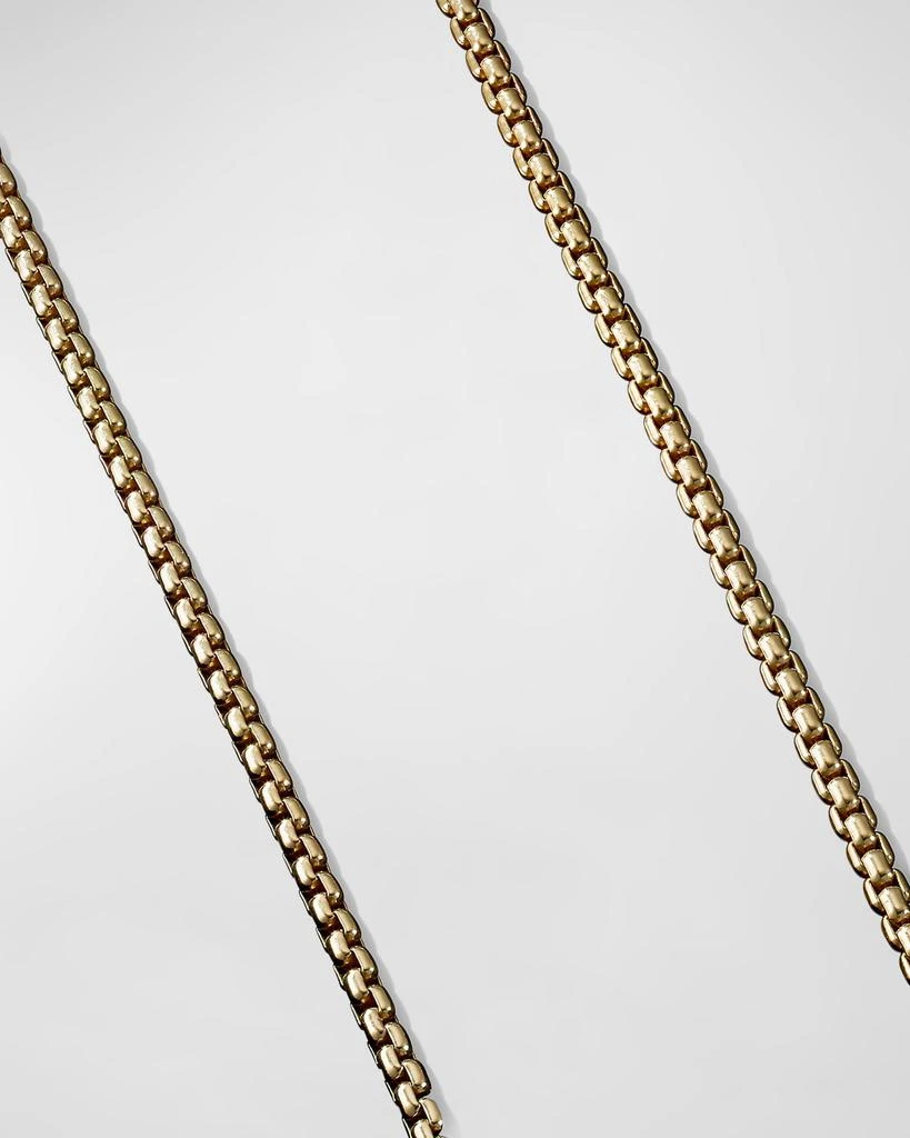 David Yurman Men's Box Chain Necklace in 18K Gold, 3.6mm, 24"L 3