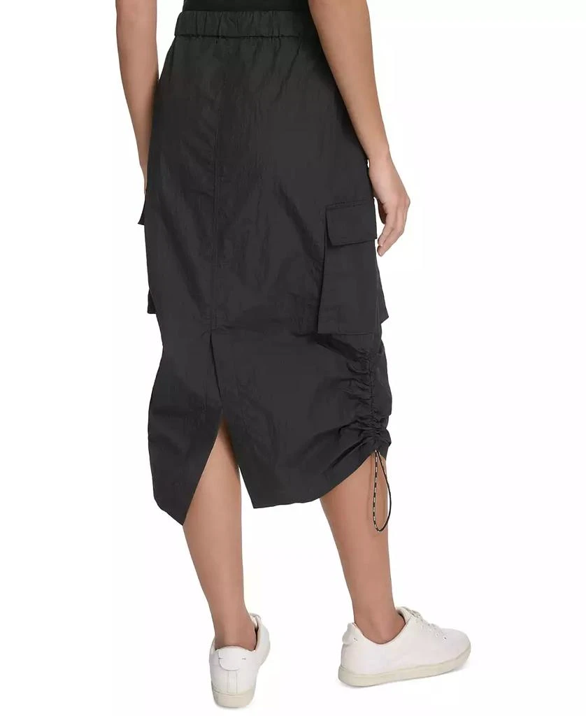 Starter Women's Solid-Color Pull-On Midi Cargo Skirt 4