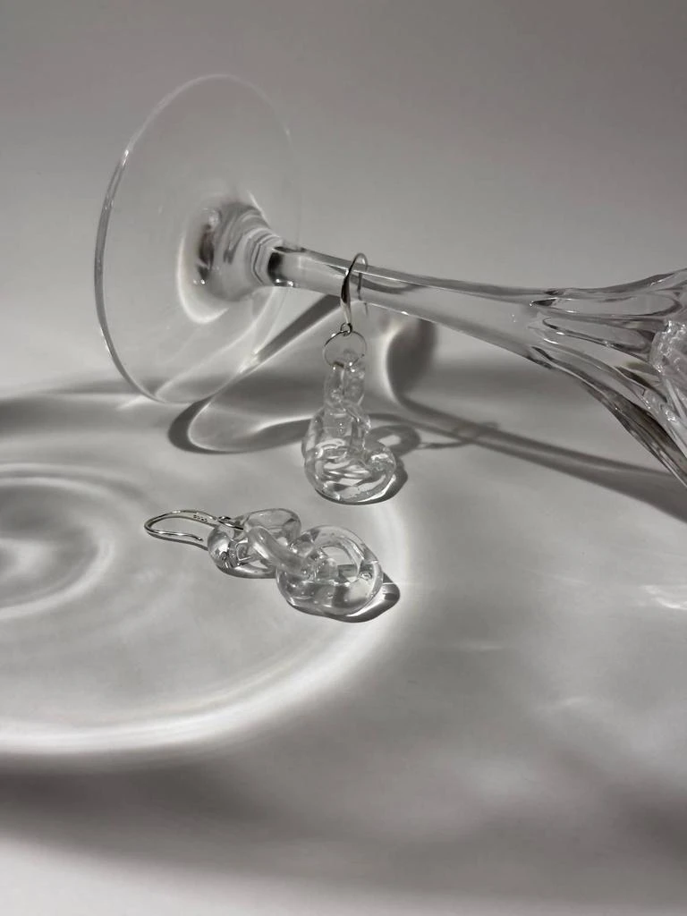 Alma Jewelry Alma Jewelry - Women
s Glass Earrings 4