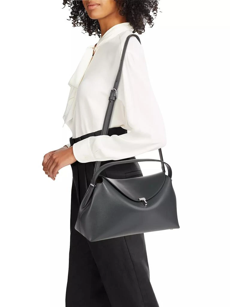 Totême T-Lock Leather Top Handle Bag 2