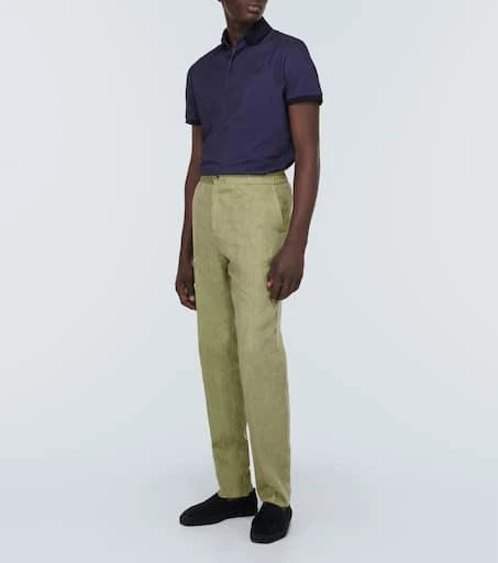 ETRO Linen straight pants 2