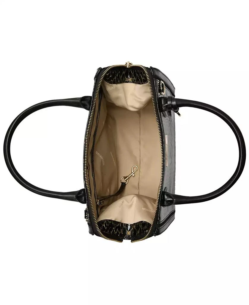 Brahmin Small Caroline Cavatica Leather Satchel 5