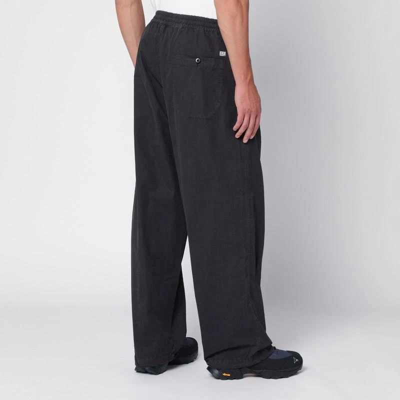 C.P. Company Black washed cotton cargo trousers 5