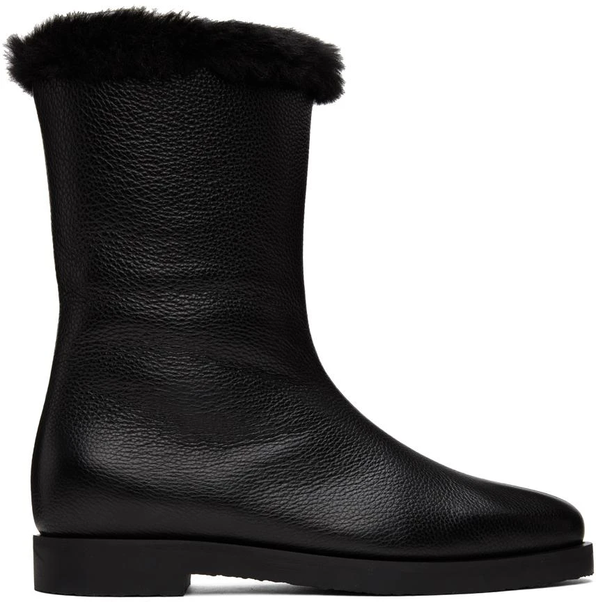 Totême Black 'The Off-Duty' Boots 1