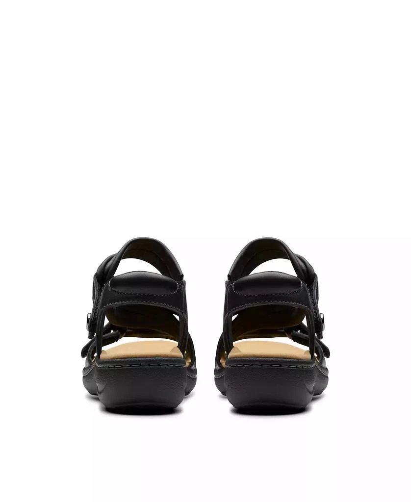 Clarks Collection Women's Laurieann Bell Round Toe Flat Sandals 6