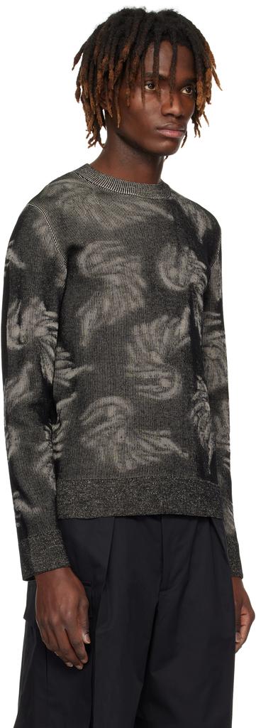 トップス DRIES VAN NOTEN Black Summer Knit Dries van Noten – Monty Sweater Black