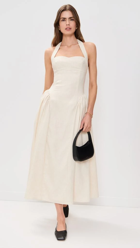 Line & Dot Greta Halter Maxi Dress 4