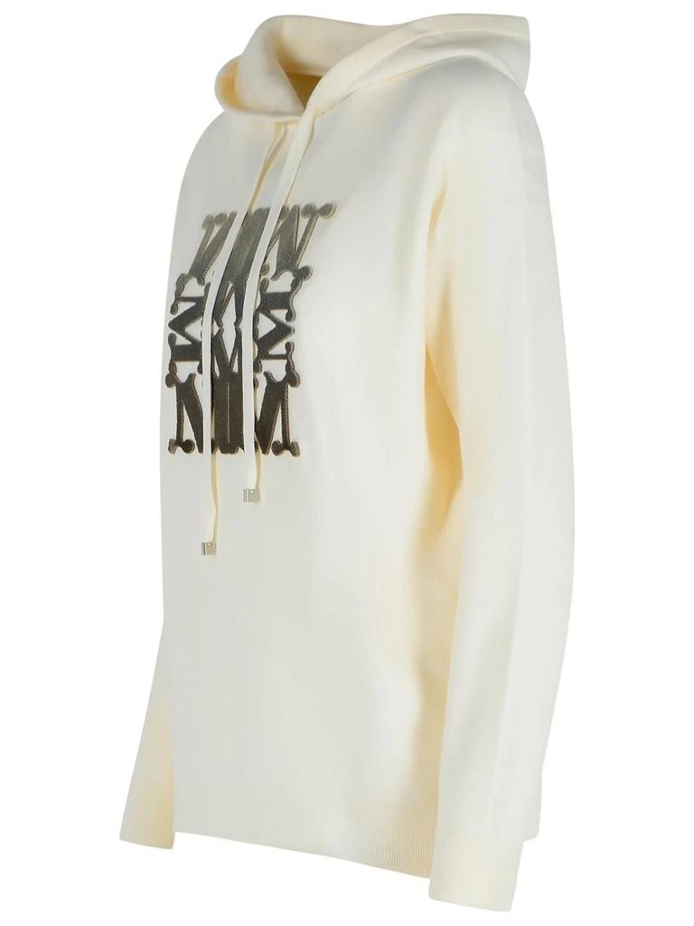 Max Mara Max Mara Taddeo Drawstring Knitted Hoodie 3