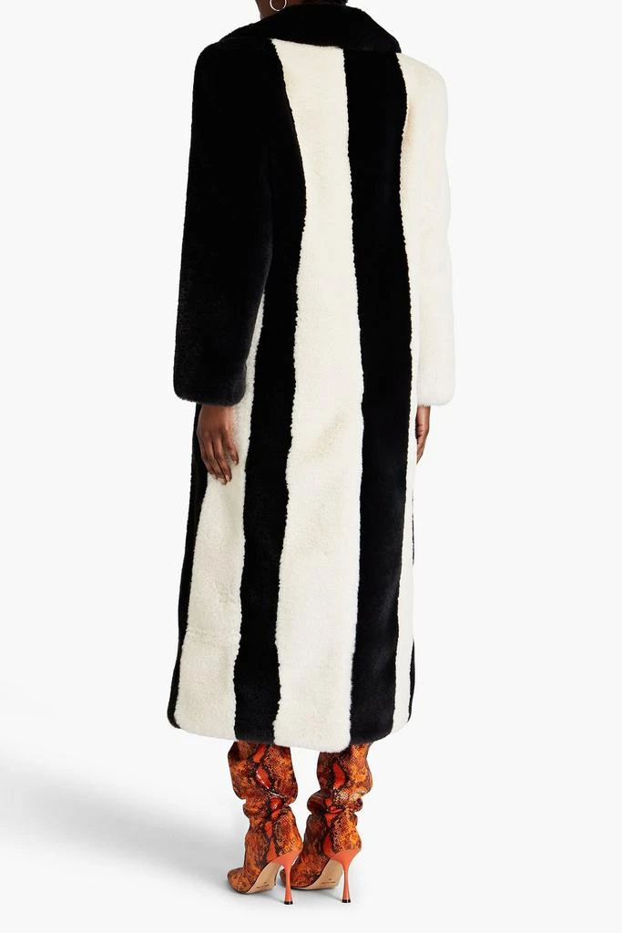 ROTATE BIRGER CHRISTENSEN Two-tone faux fur coat 3