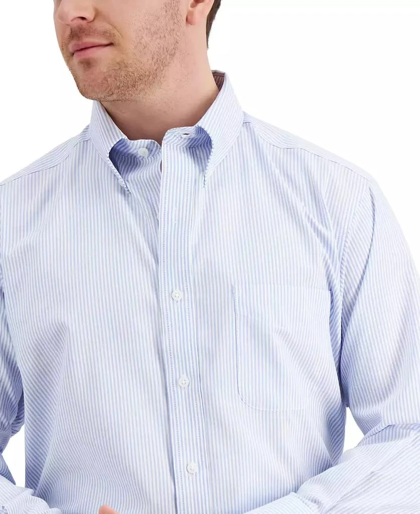 Club Room Men's Regular Fit University Stripe Dress Shirt, Created for Macy's 2