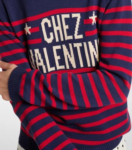 Valentino Chez Valentino striped cotton sweater 5