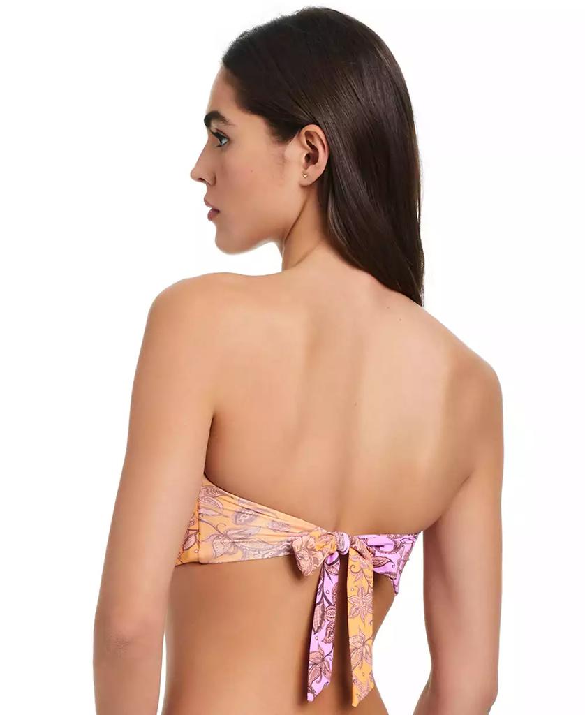 Red Carter Women's O-Ring Bandeau Bikini Top