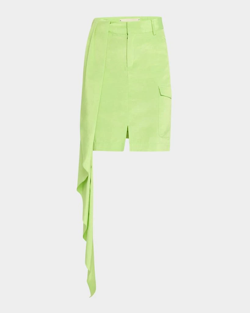 Hellessy Dita Side-Drape Cargo Skirt 1