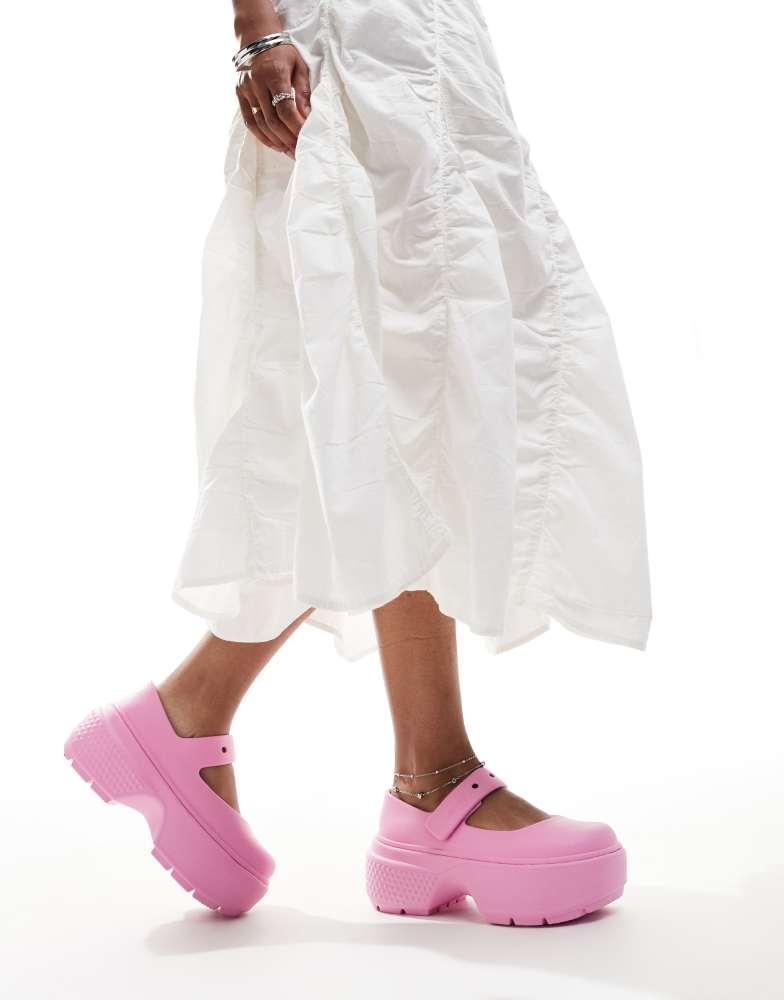 Crocs Crocs stomp mary janes in pink - Sandals - BeyondStyle