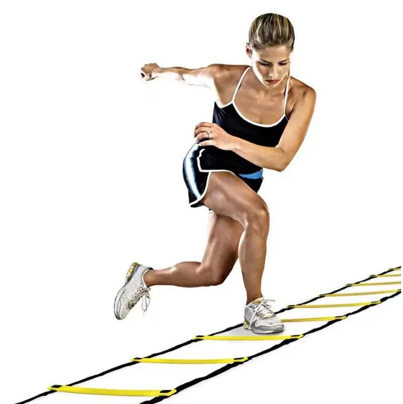 OUTRAKKS Agility Ladder Speed Training Equipment, Adjustable Football Ladder for All Ages with Carry Bag, Durable, Portable, Multiple Colors 
Rungs -10Rings