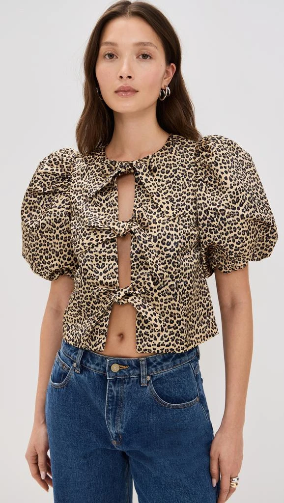 English Factory Bow Detailed Puff Sleeve Top 6