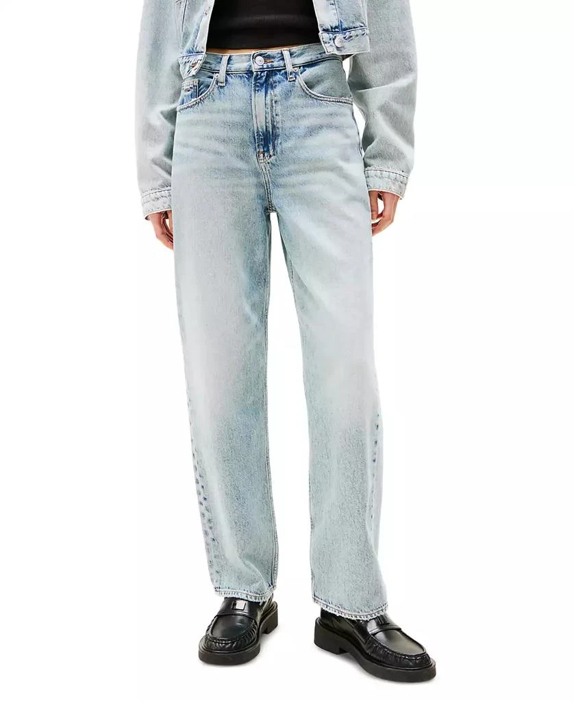 Tommy Jeans Women
s Layla High-Rise Slim Straight Jeans 3