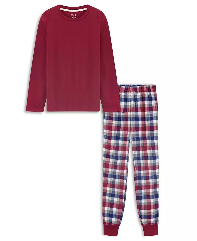 Sleep On It Boys Plaid 2pc Pajama Pant Set