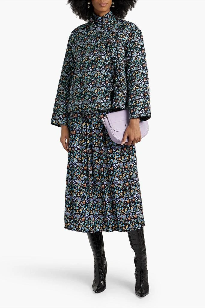 Rixo Rhae quilted floral-print cotton jacket 2