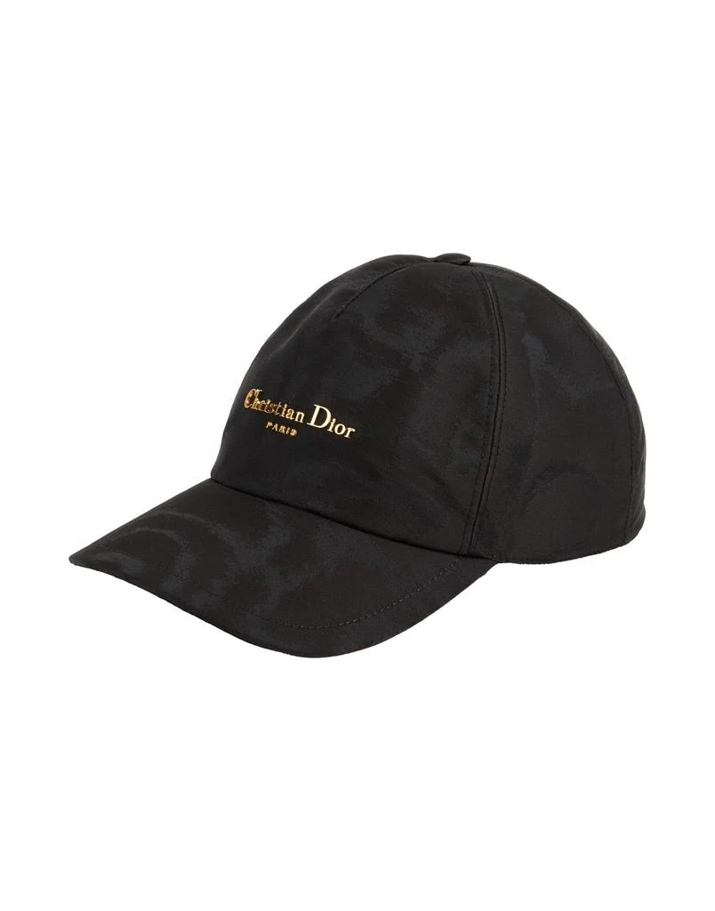Shop Dior D-player Denim Oblique baseball hat on Sale at  display picture 1