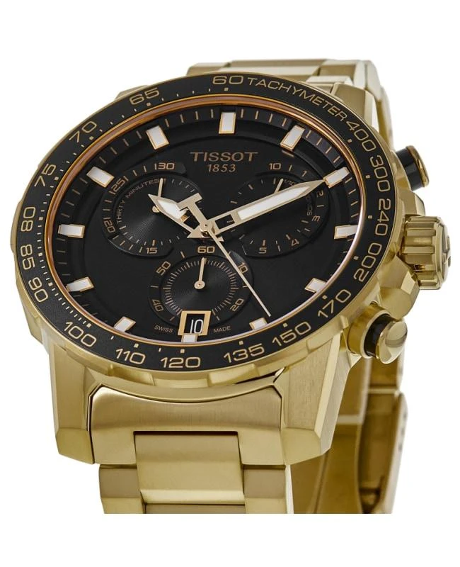 Tissot Tissot Supersport Chrono Quartz Black Dial PVD Coated Stainless Steel Men's Watch T125.617.33.051.01 2