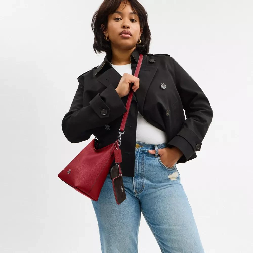 Coach Laurel Shoulder Bag With Mirror Charm And Pouch 4