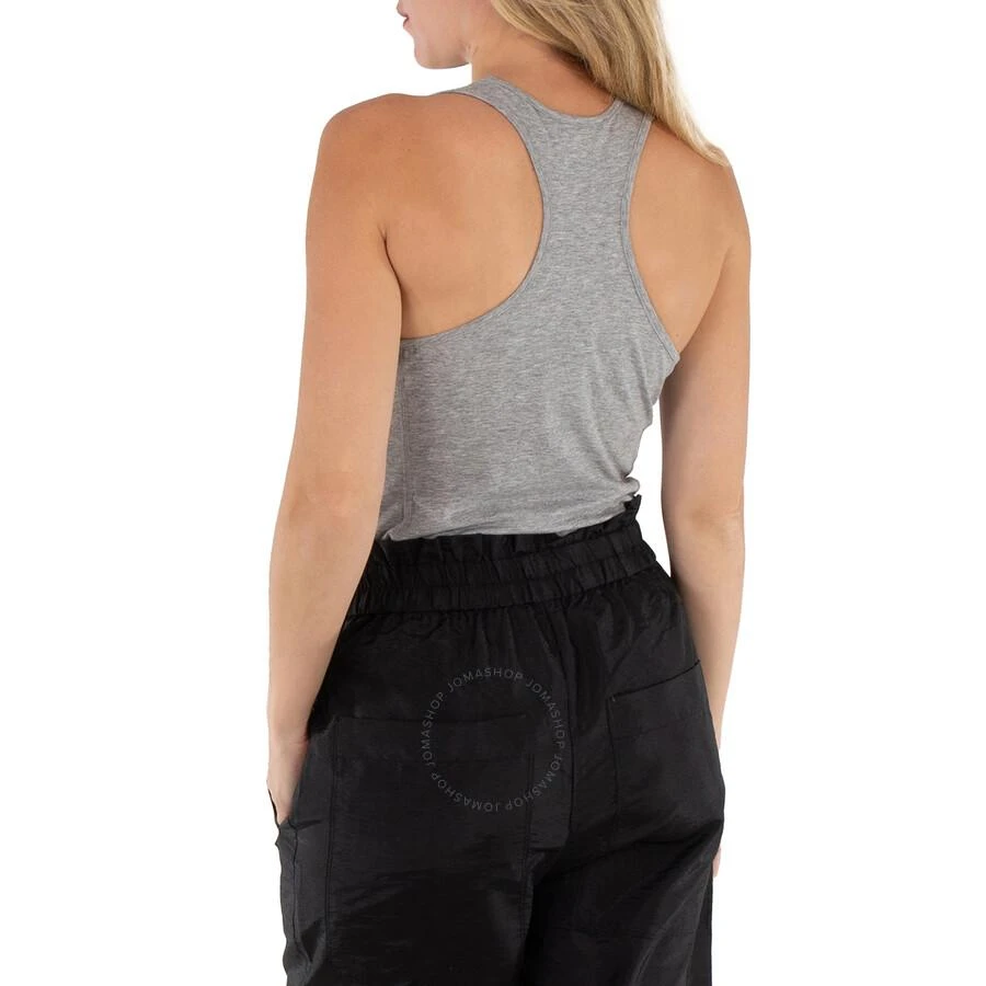 Tibi Tibi Ladies Heather Grey Crewneck Racerback Bodysuit, Size Small 3