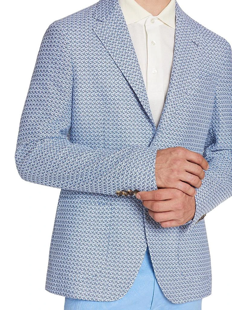 ETRO Roma Honeycomb Cotton Sport Jacket 6