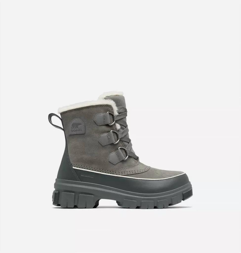 SOREL Women's Tivoli V Boots In Quarry / Grill