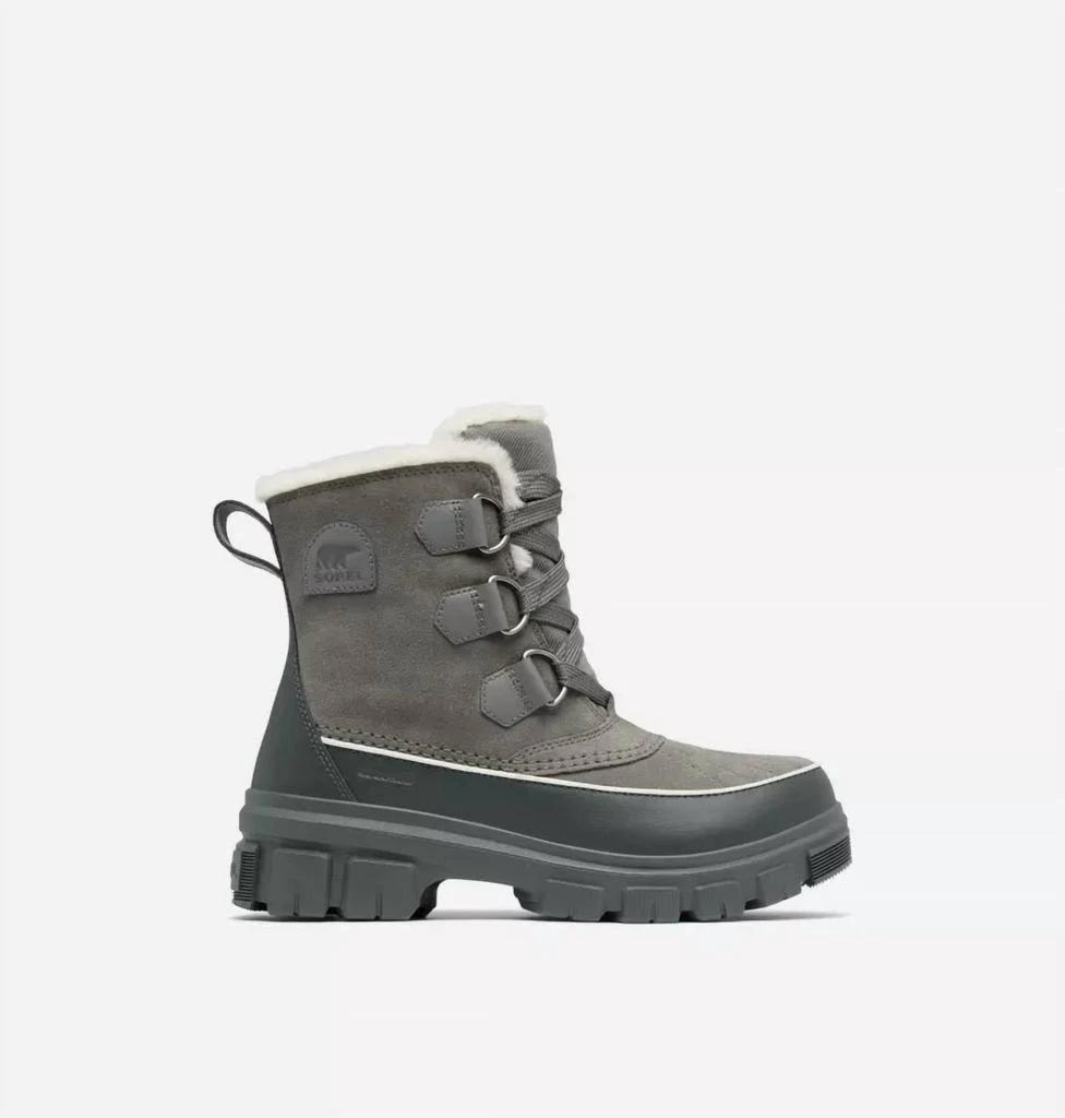 SOREL Women's Tivoli V Boots In Quarry / Grill 2