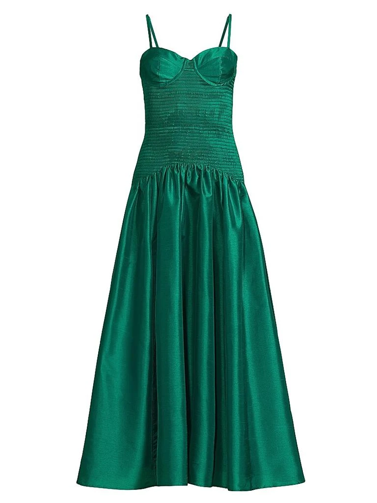 sachin and babi light blue dress ALFRED SUNG Womens COCKTAIL Dress Sz 16 Green Fit Flare Sleeveless main image 1