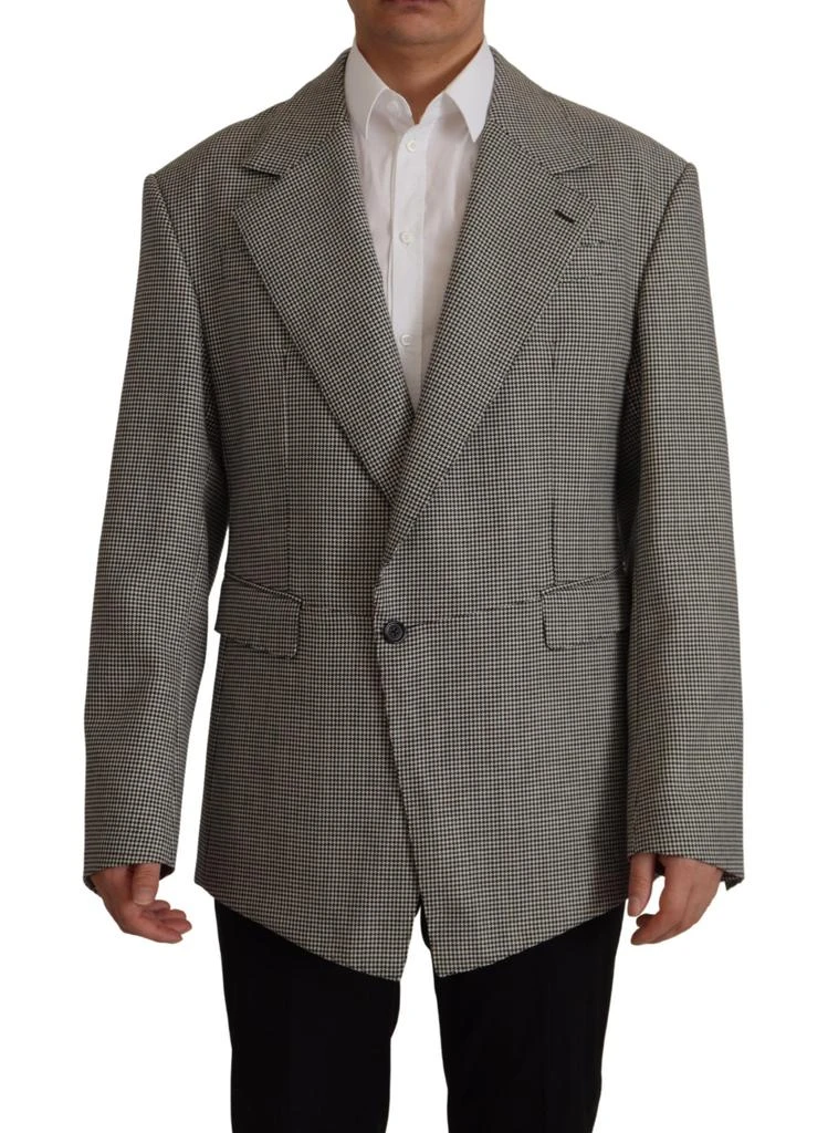 Dolce
Gabbana Checke Single Breasted Jacket Men
s Blazer