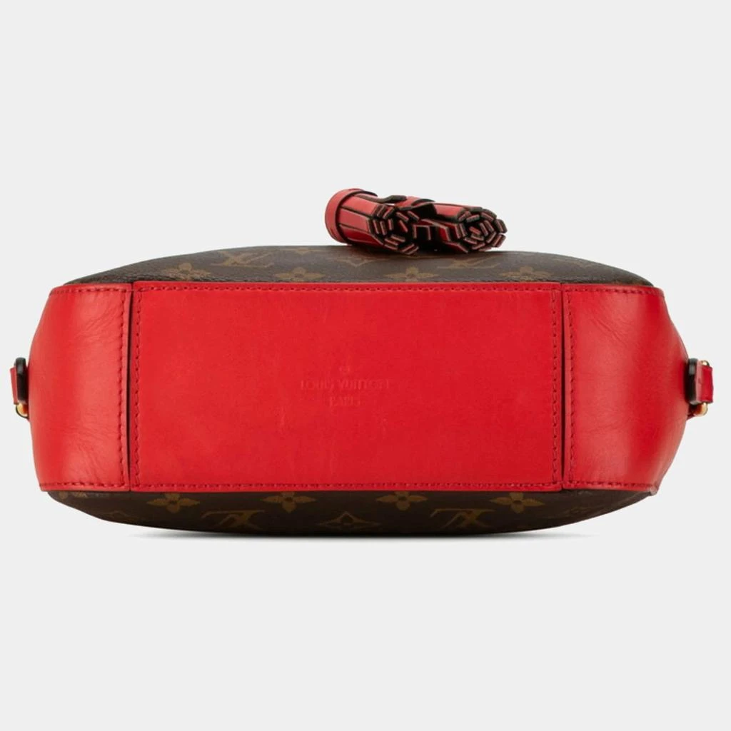 Louis Vuitton Louis Vuitton Red/Brown Monogram Canvas with Leather Saintonge Shoulder Bags 6