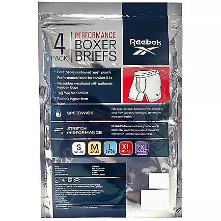 Reebok Reebok Men's 4-Pack Performance Boxer Brief 3