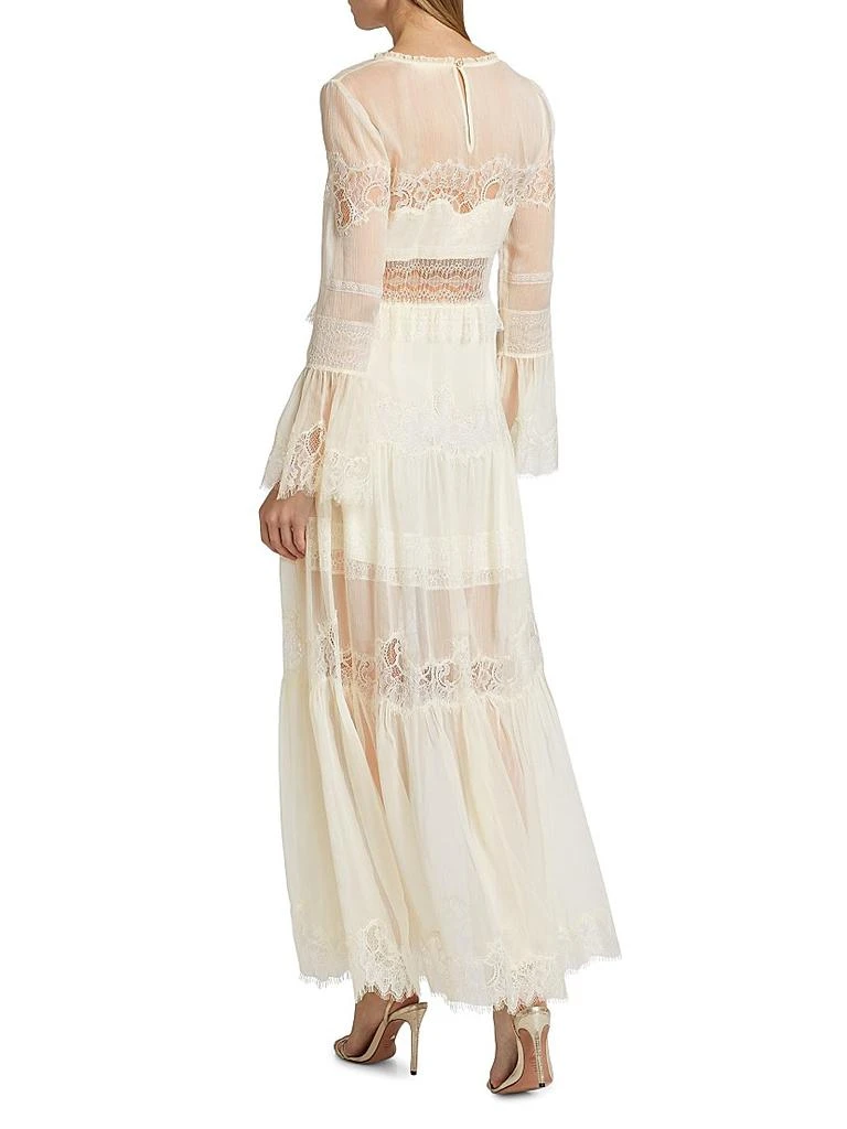 LOVESHACKFANCY Rosney Chiffon Maxi Dress 5
