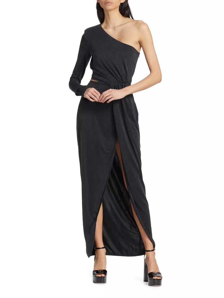 Gauge81 Suani Draped One-Shoulder Gown