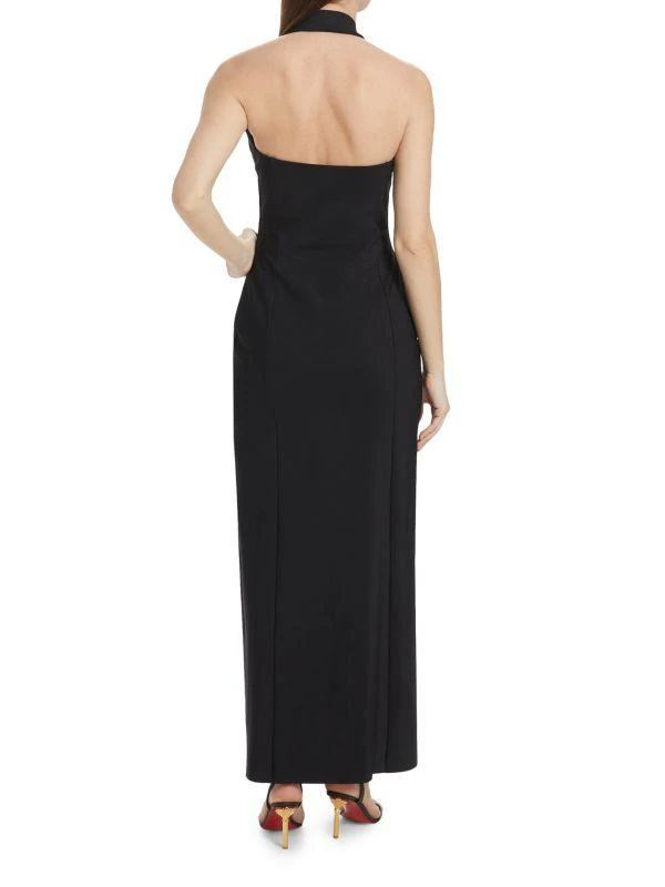 Chiara Boni Bambi Sje Tie Halter Gown 2