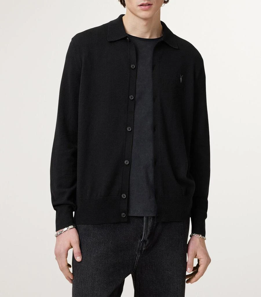 ALL SAINTS Wool-Blend Kilburn Cardigan 5