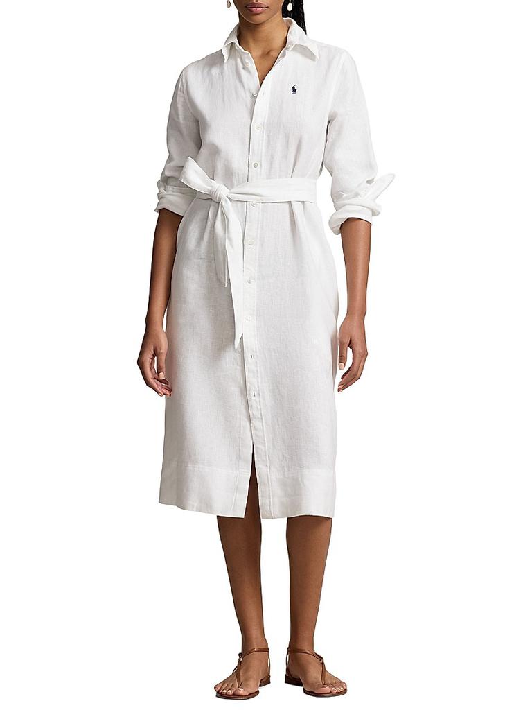 Ralph Lauren Linen Belted Shirtdress