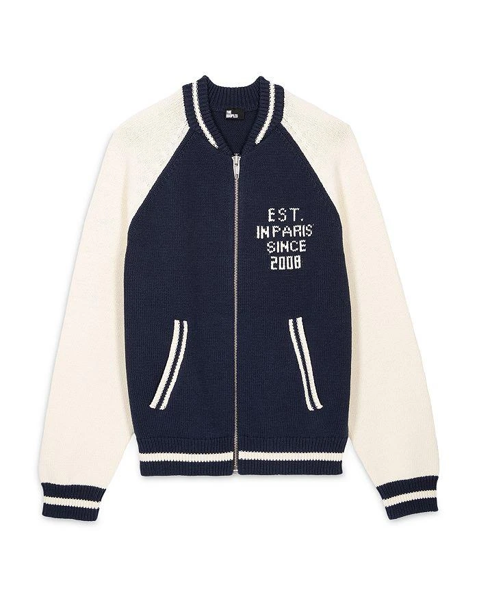 The Kooples Colorblocked Varsity Zip Cardigan 5