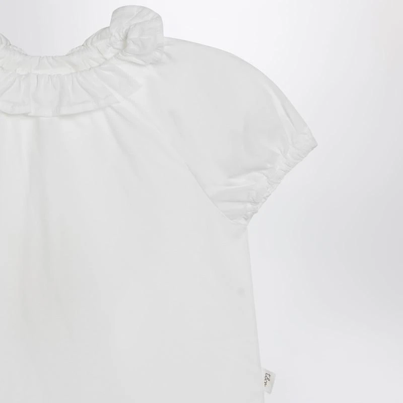 Teddy
Minou White blouse with ruffles in cotton 3