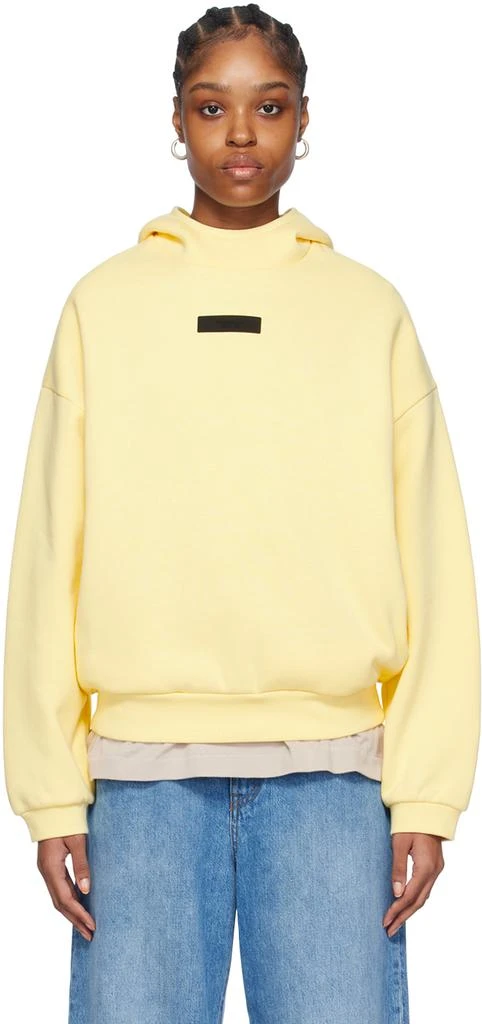 Fear of God ESSENTIALS Yellow Pullover Hoodie 1
