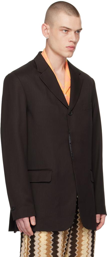 CMMN SWDN SSENSE Exclusive Brown Blazer