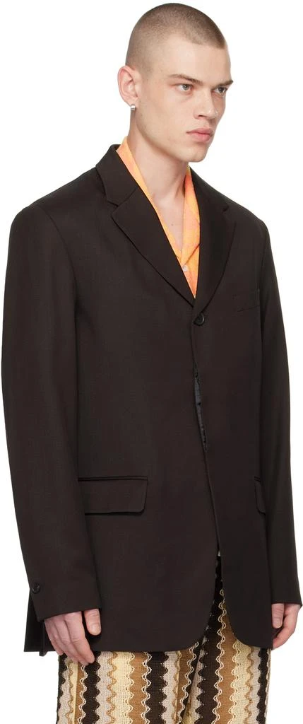 CMMN SWDN SSENSE Exclusive Brown Blazer 2