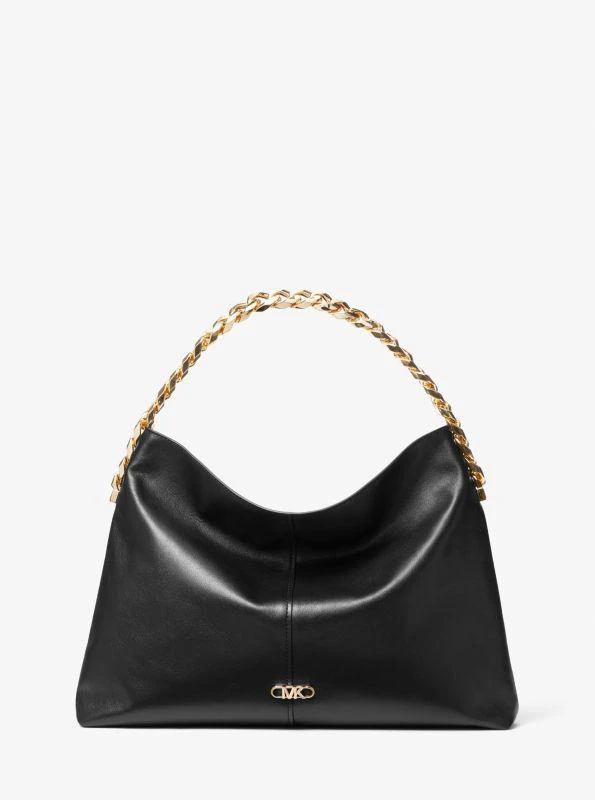 michael_kors Jordyn Large Leather Hobo Shoulder Bag 1