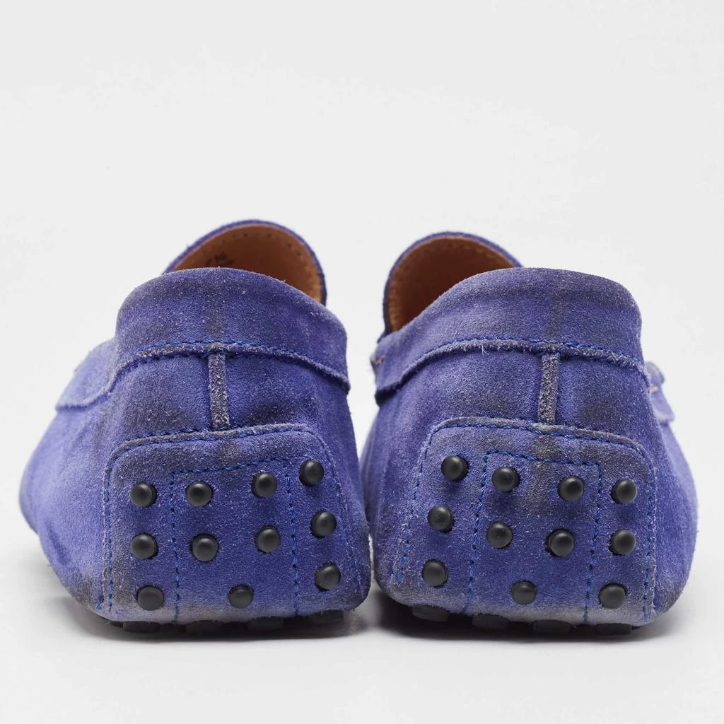 Tod's Tod's Cobalt Blue Suede Penny Loafers Size 41.5 5